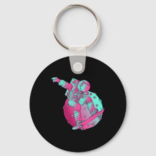 Chaveiro Astronaut Skateboard Skateboarder Skateboarding Sk