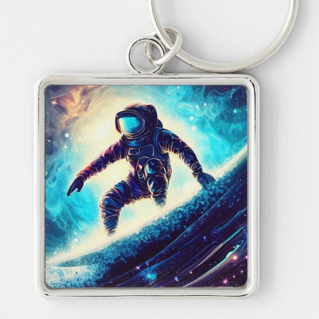 CHAVEIRO ASTRONAUT SURFING THE MILKY WAY (Frente)