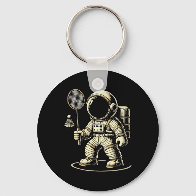 Chaveiro Astronauta Badminton Player Shuttle 2 (Frente)