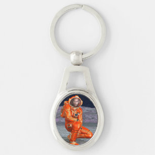 Chaveiro Astronauta Mars Space Explorer no Planeta de Alien