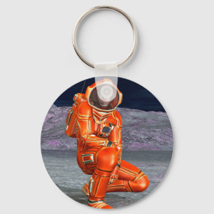 Chaveiro Astronauta Mars Space Explorer no Planeta de Alien