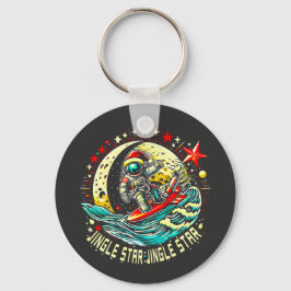 Chaveiro Astronautas Papais noeis de Natal Presente no Espa