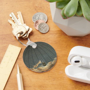 Chaveiro Astronomia Celestial Vintage, Rainha da Noite