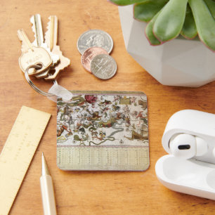 Chaveiro Astronomia do vintage, mapa de estrela por