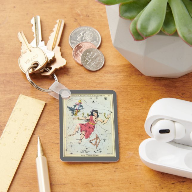 Chaveiro Astronomia Vintage, Estrelas de Constelação, Andrô (Mesa)