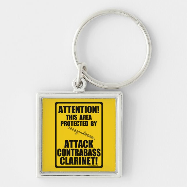 Chaveiro Atacar Contrabass Clarinet (Frente)