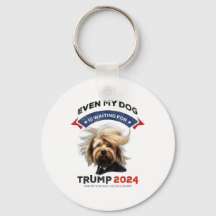 Chaveiro Até Meu Cachorro Está Esperando Por Trump 2024 _1