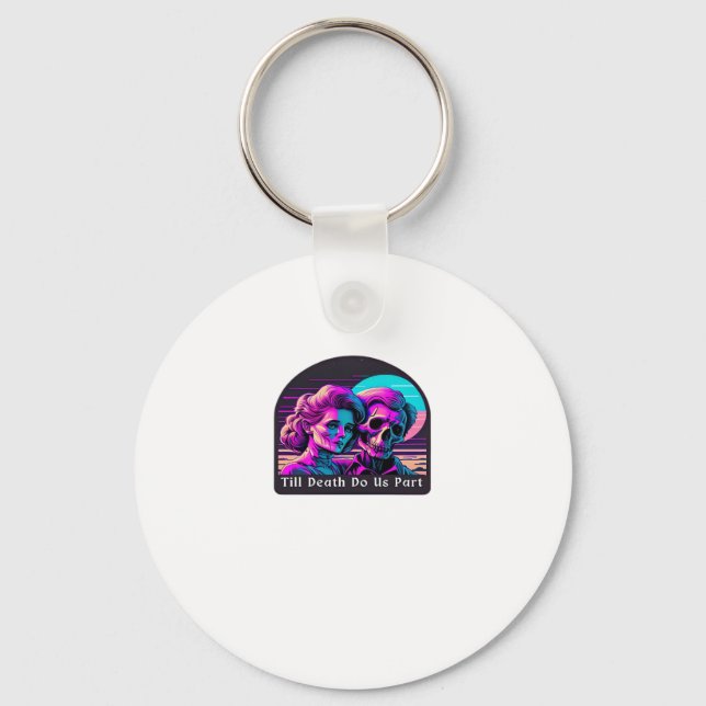 Chaveiro Até que a morte nos faça parte - Lama e Soulmate (Frente)