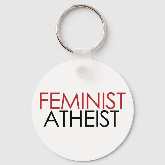 Chaveiro Ateísta Feminista (Frente)