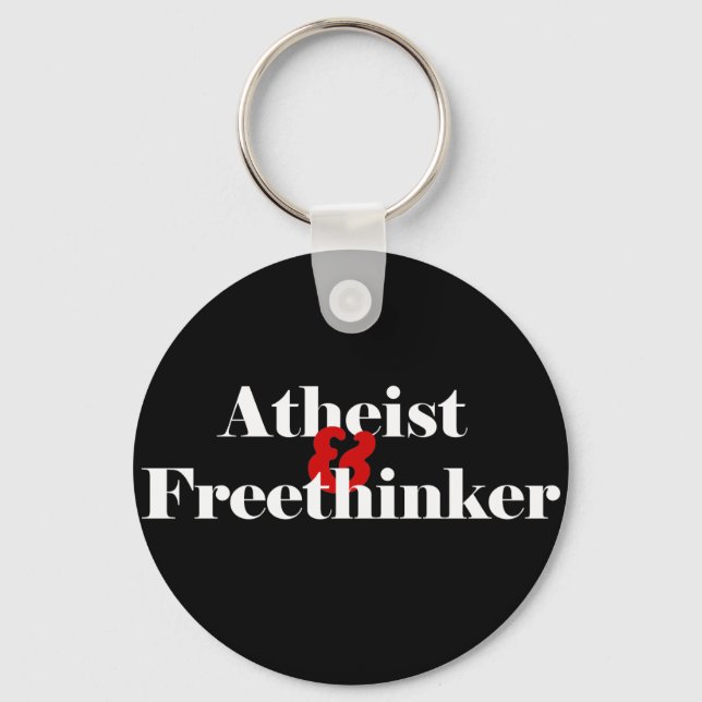Chaveiro Atheist & Freethinker (Frente)