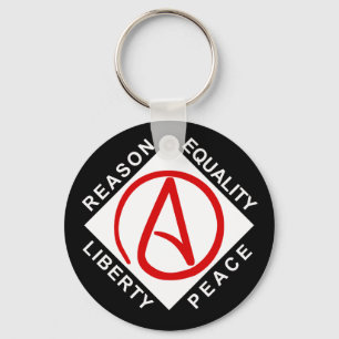 Chaveiro Atheist logo keychain