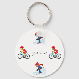 Chaveiro Athletic Emoji e '' Seu Nome Aqui "