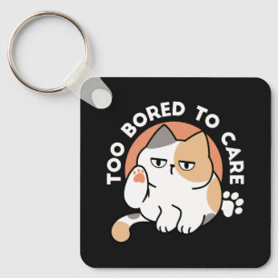 Chaveiro Atitude de Gato Preguiçoso – Muito Entediado para