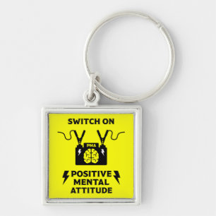Chaveiro Atitude Mental de Pensamento Positivo