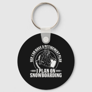 Chaveiro Atividade Competitiva do Snowboard Skiing Snowboar