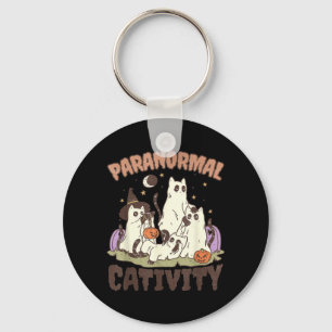 Chaveiro Atividade Paranormal Gatinho Preto Fofo de Hallowe