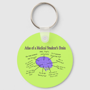 Chaveiro Atlas do Cérebro de um Estudante Médico #2