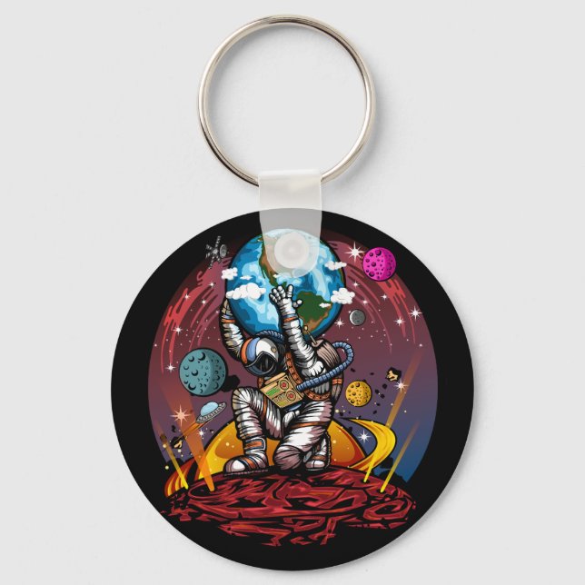Chaveiro Atlas Space Man (Frente)