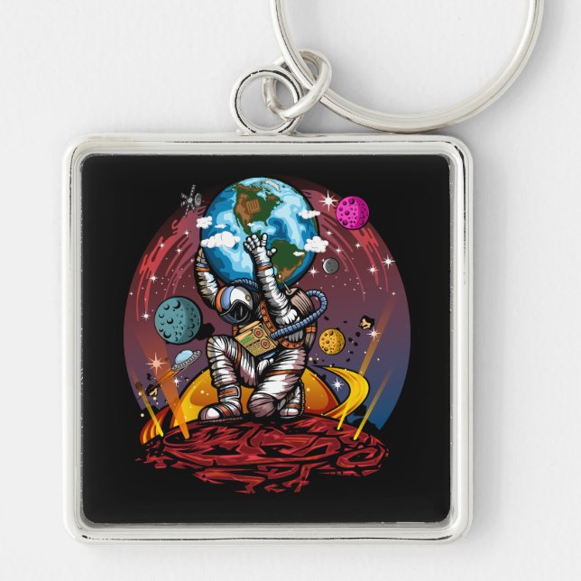 Chaveiro Atlas Space Man (Frente)
