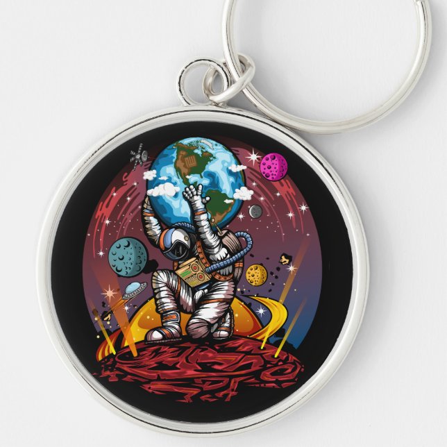 Chaveiro Atlas Space Man (Frente)
