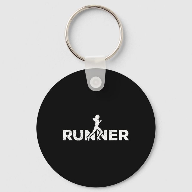 Chaveiro Atleta da Corrida Silhouette Runner (Frente)