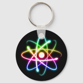 Chaveiro Atom brilhante colorido | GEEK