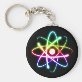 Chaveiro Atom brilhante colorido | GEEK