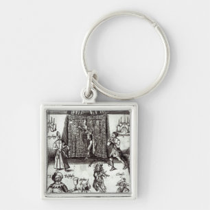 Chaveiro Atores cómicos no desempenho, 1662