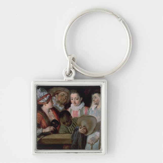 Chaveiro Atores do teatro Francais, c.1714-15 (Frente)