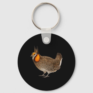 Chaveiro Atwater Prairie Chicken Bird Vida Selvagem Naturez