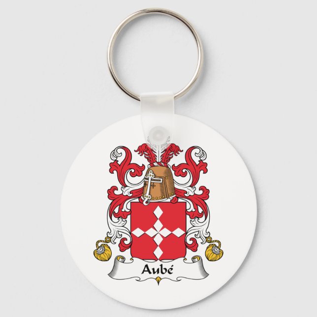 Chaveiro Aube Family Crest (Frente)