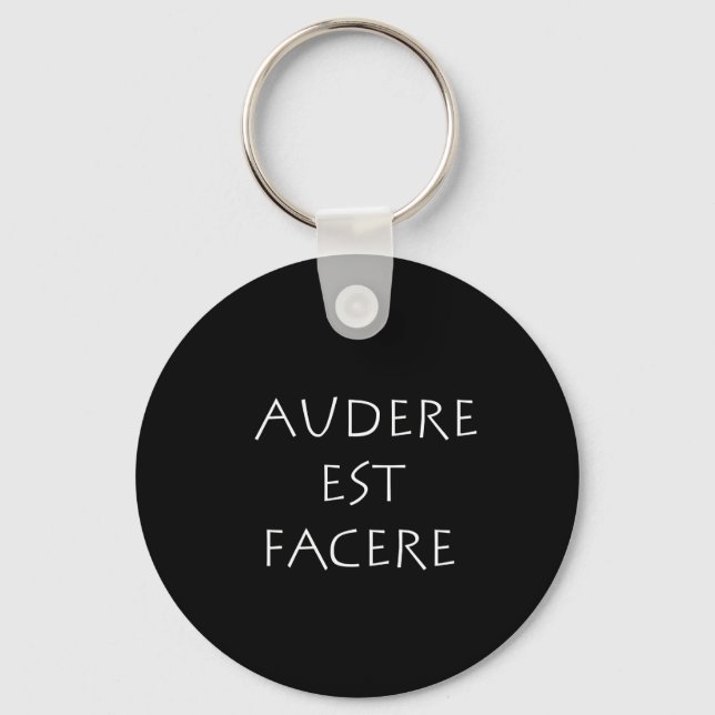 Chaveiro Audere est Facere (Frente)
