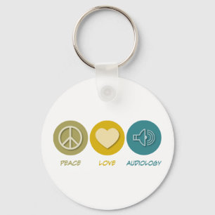 Chaveiro Audiologia do amor da paz