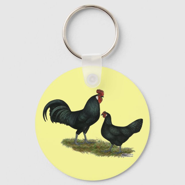 Chaveiro Augsburger Chickens (Frente)