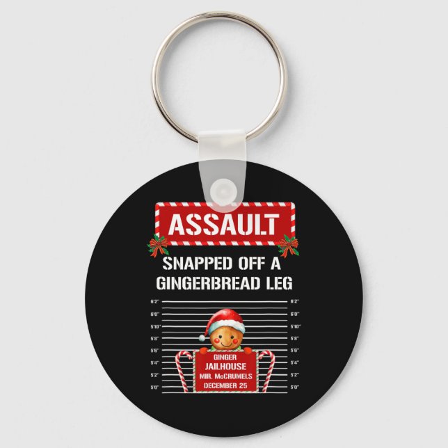 Chaveiro Ault Gingerbird Inmate Grupo de Natal Matriz Xmas (Frente)