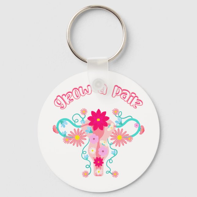 Chaveiro Aumente um par - Feministas Responsáveis pelos Dir (Frente)