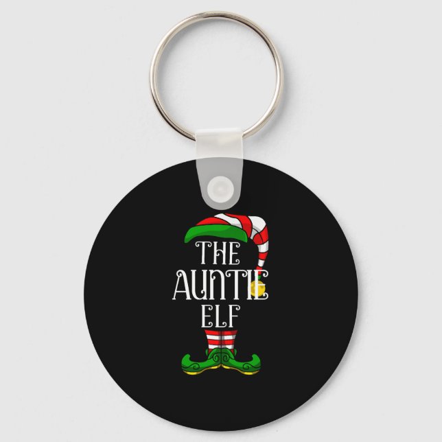 Chaveiro Auntie Elf Family Mating Christmas Group (Frente)