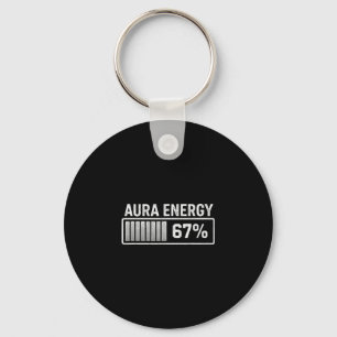 Chaveiro Aura aos 67 Meme Divertido Seis Sete Gíria Gen Alp