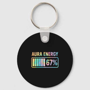 Chaveiro Aura Energy 67 Engraçado Seis Sete Meme Gen Alpha