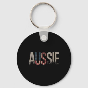 Chaveiro Aussie Austrália Dia 4 de julho Americano australi