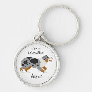 Chaveiro Aussie chaveiro. Anel de chave Shepherd australian
