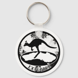 Chaveiro Aussie Explorer in grunge