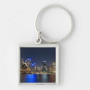 Chaveiro Austrália, Sydney. Horizonte com Casa da Ópera vis