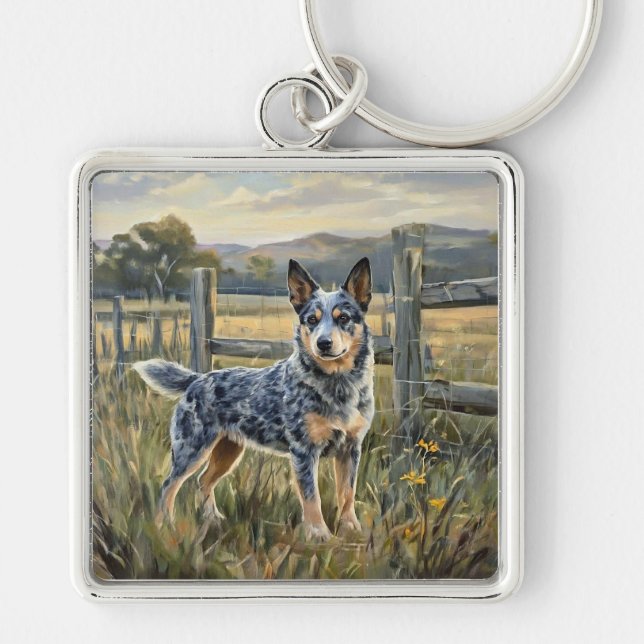 Chaveiro Australian Cattle Dog (Frente)