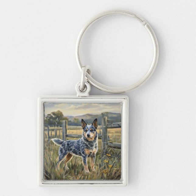 Chaveiro Australian Cattle Dog (Frente)