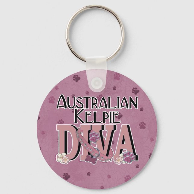 Chaveiro Australian Kelpie DIVA (Frente)