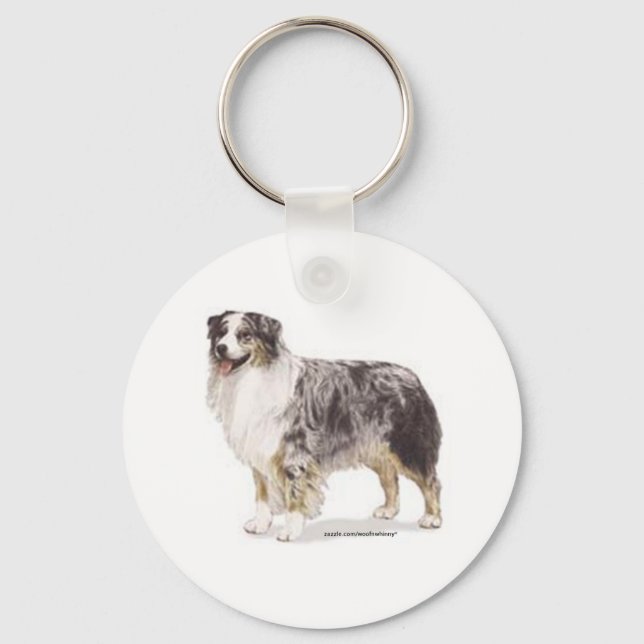 Chaveiro Australian Shepherd (Frente)