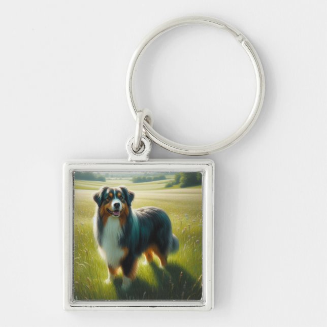 Chaveiro Australian Shepherd (Frente)