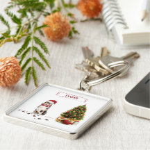 Australian Shepherd engraçado de Natal com árvore