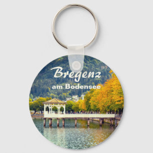 Chaveiro Austria Bregenz am Bodensee no Outono Keychai